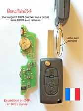 Clé Ce0523 Vierge Id46 Ask citroen C5 C6 C4 PICASSO 3 boutons PHARES LUMIERES