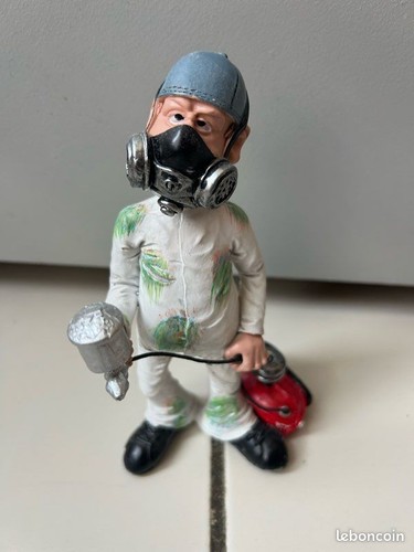 Statue figurine peintre - figurine,