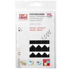 Coins Photo Noir 2 Feuilles