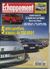 ECHAPPEMENT n°306 04/1994 FIAT Coupé 16V TURBO AUDI RS2 WRC PORTUGAL CLIO RSI