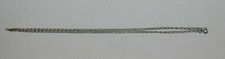 Chaîne Argent Massif 925 Maille Longue Lg 45 cm 
