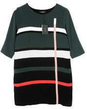 Cop Copine Ogawa Robe Femmes ( Ue ) 42 3/4 Manche à Motif Rayé Mini