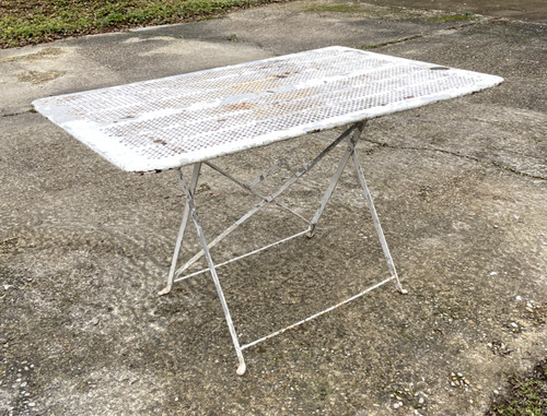 Table jardin peinture usé - de,