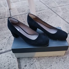 escarpins femme  marque GEOX respira cuir daim noir  pointure 38