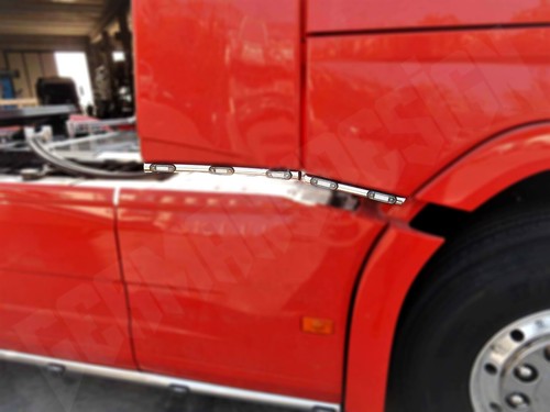 Teilig inox spoilerrohr - 4-teilig-,