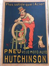 Carton Publicitaire, Mich,Affiche Ancienne,Hutchinson, Michelin.