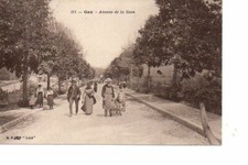 GEX AVENUE DE LA GARE ATTELAGE VOITURE A PETIT PONEY VOITURE D ENFANT