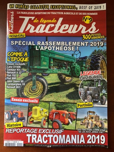 Légende tracteurs n - ►la,