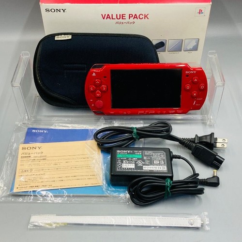 Sony psp 2000 deep - deep, red