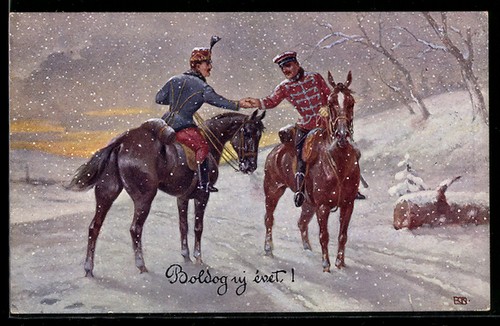 Carte postale artiste - carte, d'artiste