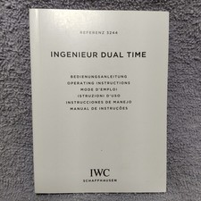 Rare livret d'instructions IWC