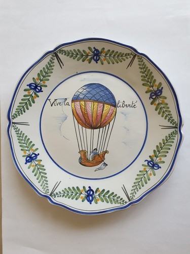 Assiette faïencerie art - assiette,