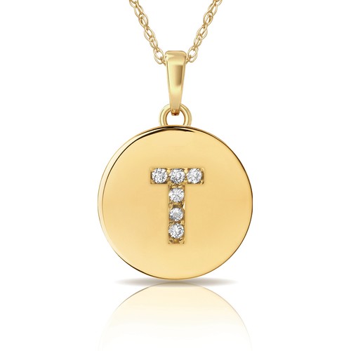14k yellow gold round - 14k,