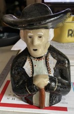 faience Saint Jean La Poterie Personnage breton chapeau R. Roret Bretagne