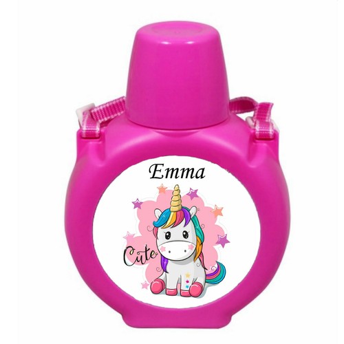 Gourde rose enfant licorne - gourde,