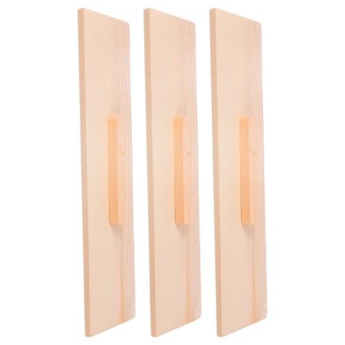3 Pcs Couvercle En Bois De