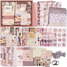 Kit de fournitures de scrapbooking kit de scrapbooking esthétique avec carnet...