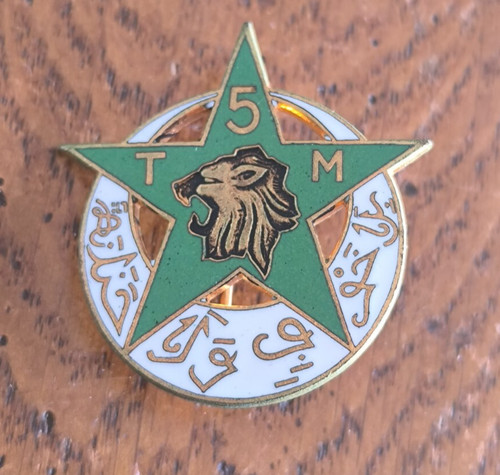 Insigne rtm régiment de - 5°,