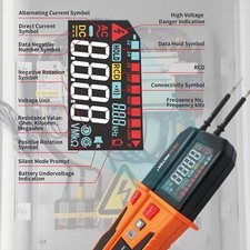 Testeur de tension automatique 12V~1500V avec grand écran LED PM8200B