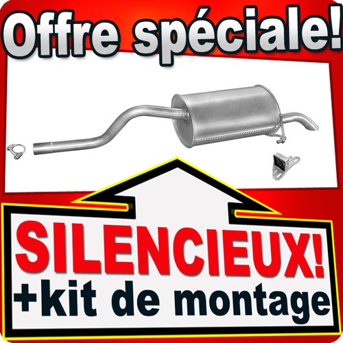 Silencieux arriere pour - silencieux,