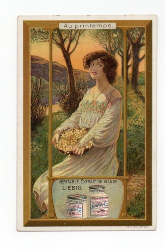 Chromo liebig art nouveau - .,