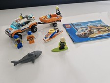 LEGO City Le Transporteur Du Bateau Garde Cote (60012 +60011) 