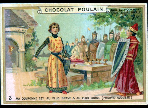 Image chromo chocolat - chocolat, poulain