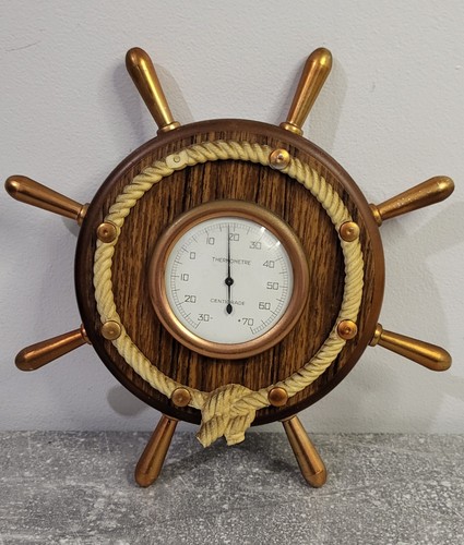 Thermomètre gouvernail bateau - thermomètre,