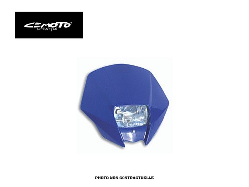 Plaque phare moto enduro - plaque,