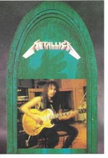 RARE / CARTE POSTALE - METALLICA : KIRK HAMMETT / POSTCARD TARJETA POSTAL HARD