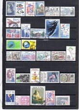  lot 50 timbres France de 1980
