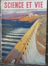 magazine Science et Vie août 1945 barrages Algérie DDT Charge creuse canon virus