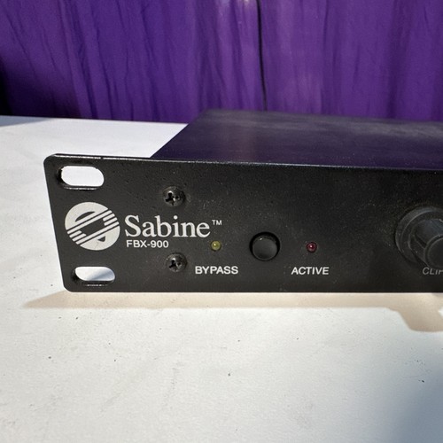 Sabine fbx 900 feedback - sabine, fbx-900