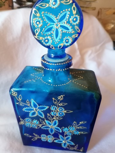 Beau flacon parfum - , émaillé