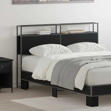 Tête de lit de rangement avec étagère avec tête de lit Rangement Lit vidaXL vida