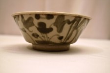 Ancien Chinois Ming Dynastie Bleu & De Blanc Bol Swatow Zhangzhou Ware Collectib