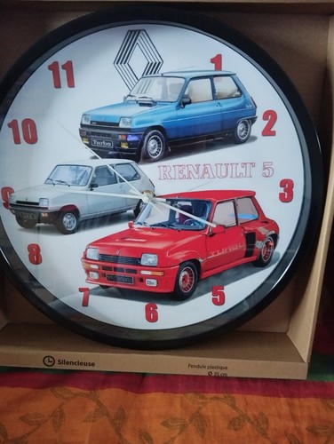 Horloge murale renault 5 - horloge, murale,