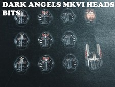 WARHAMMER THE HORUS HERESY DARK ANGELS MKVI HEADS BITS