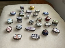 Lot de 24 Boîtes Pillulier Porcelaine