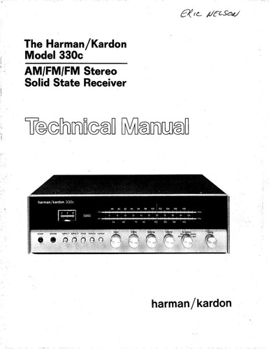 Manuel service pour harman - manuel,