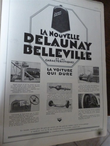 Delaunay belleville voiture - delaunay,