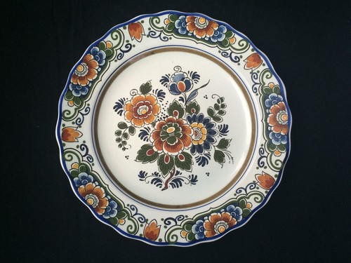 Assiette murale antique delft - murale,