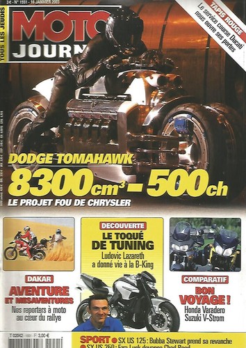 Moto journal 1551 dodge - journal, n°1551