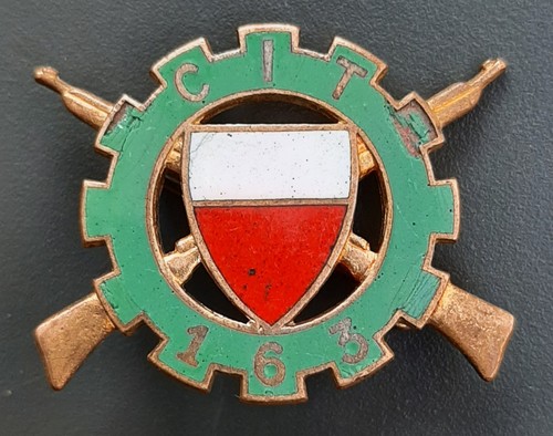 Insigne émail cit 163 - insigne, centre