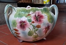 Jardinière ancienne Barbotine St-Clement