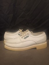 paraboot deck shoes/ 7,5 / blanche/ petite trace d'usure
