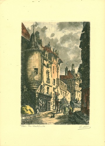 Eau forte gravure paris - gravure,
