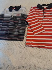 2 Tee Shirt Manches Longues Enfant Hugo Boss