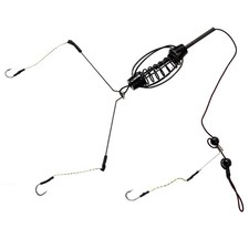 Noir Carpe Pêche Nourrisseur