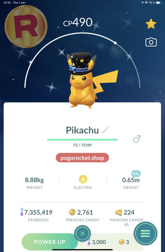 Shiny xxl pikachu - xxl, new